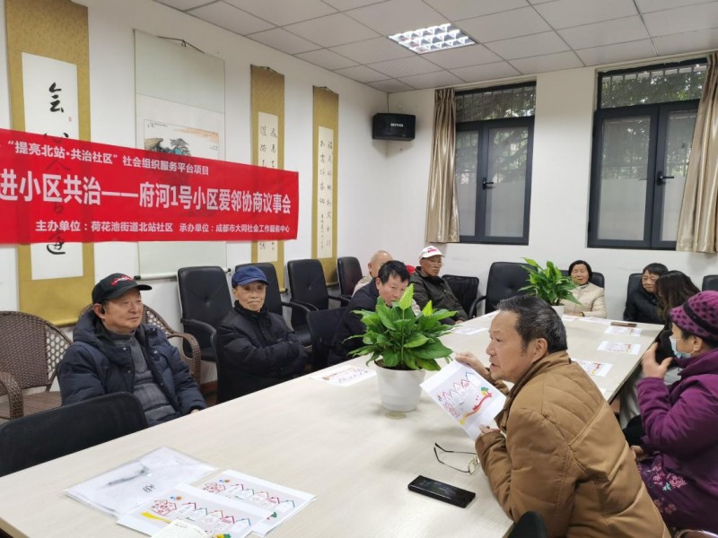 解决民生微实事，北站社区提案的全过程探索——多方共治添力量，府河一号公共空间的“美化”之路