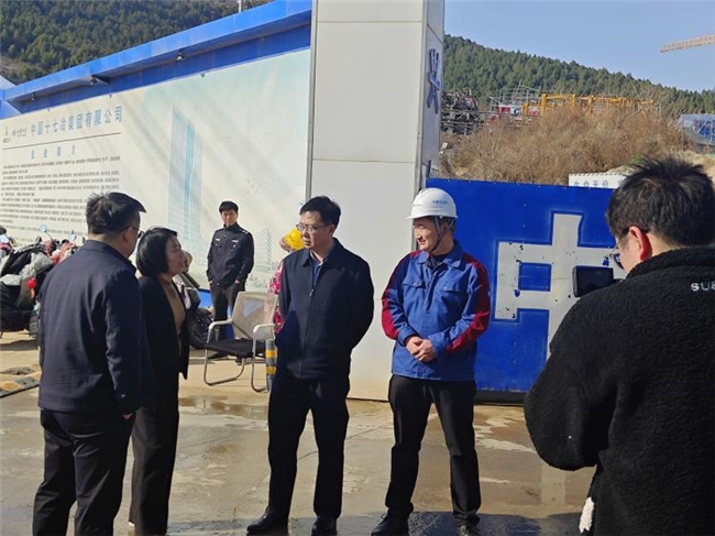 萧县县委书记书记罗圣权至萧县淮海西路项目调研指导工作