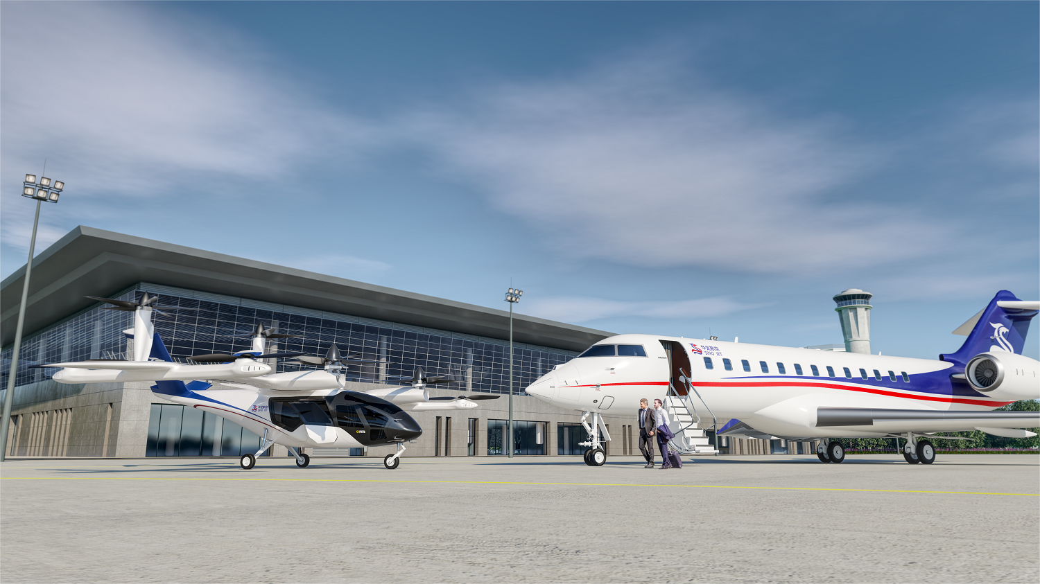 “eVTOL+公务机”高效接驳场景.png