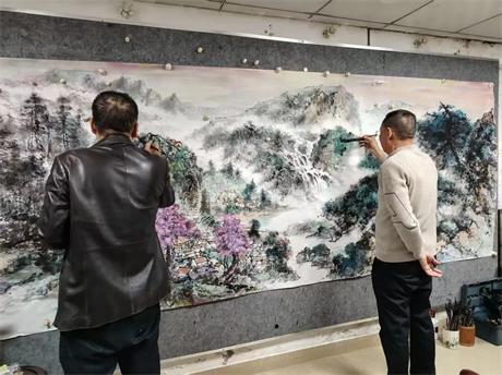 心灵的慰藉与心境的升华——对陈巧峰、吴楚光合作国画《山清水秀》的感悟