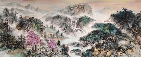 心灵的慰藉与心境的升华——对陈巧峰、吴楚光合作国画《山清水秀》的感悟