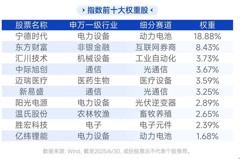 前十大权重股