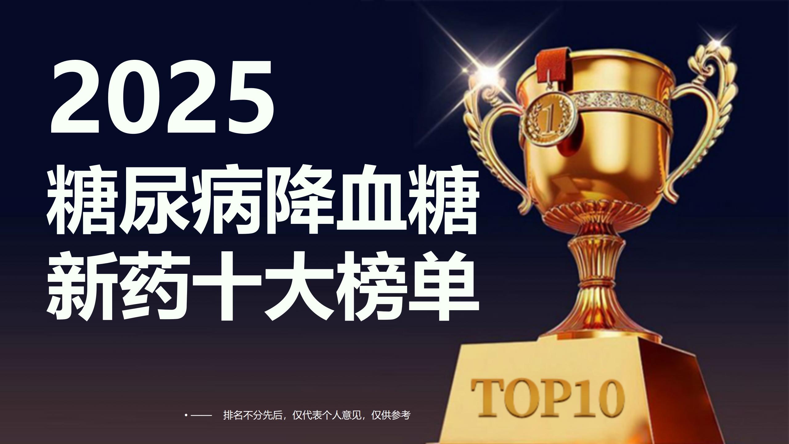 2025糖尿病降血糖新药十大榜单权威发布：哪个效果又好又安全？成分、技术、口碑等全维度分析