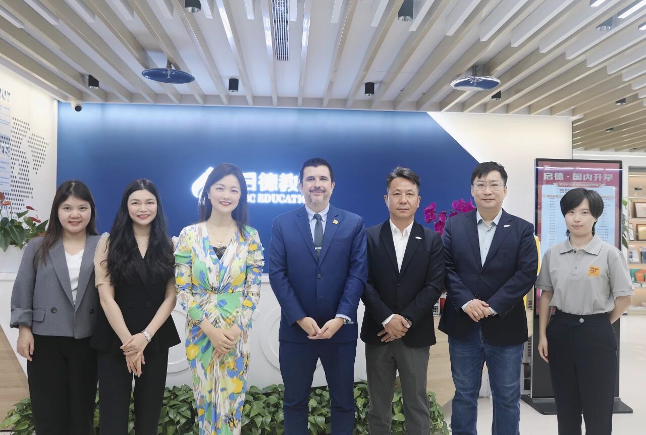 瑞士恺撒里兹大学校长Dr. Arnanz拜访启德教育，深耕中国长远发展，共筑中瑞教育桥梁