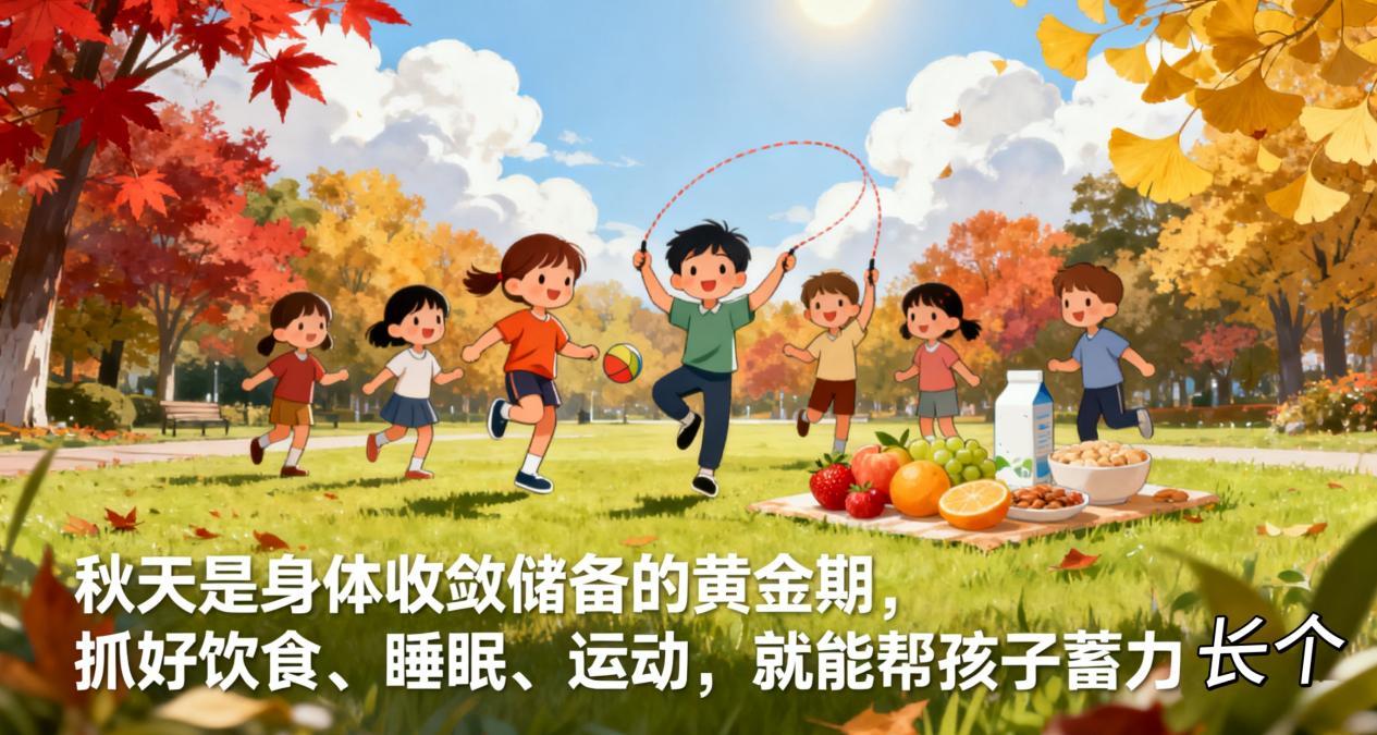 秋季长高，做好这3点，让孩子猛蹿个儿