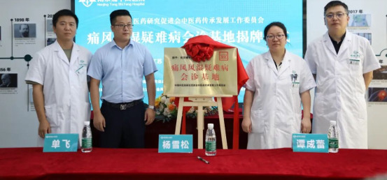 重磅！中医药传承委员会“痛风风湿疑难病会诊基地”落户南京风康医院