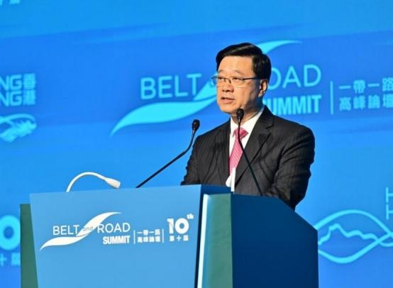 深科数商投资集团董事局主席朱烨先生，受邀出席香港政府举办的第十届一带一路国际高峰论坛，并接受媒体专访。