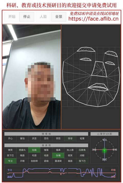 响应国家AI+号召，开放微表情SDK
