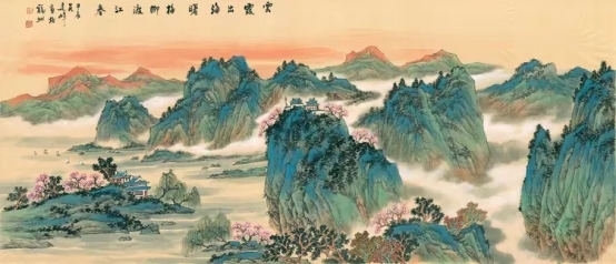 中国美術 紅梅報春落款有 掛軸 年代物 庆元旦迎新春』——2026著名艺术家·吴建峰_中华网