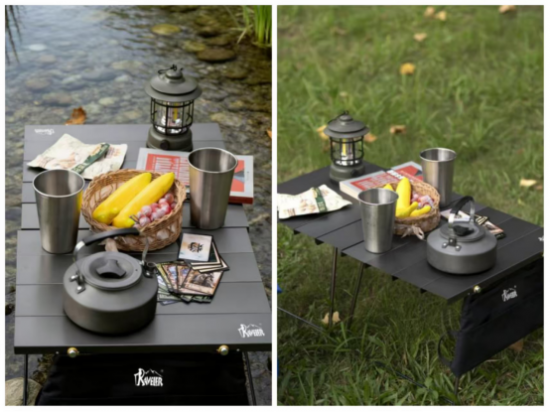 行囊中的山野茶席:旅行家“柔石”折叠桌,于户外筑起诗意栖居