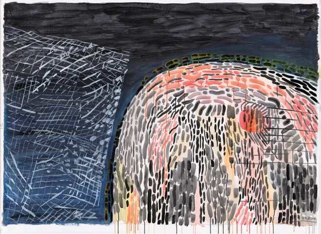 上海夏威夷抽象艺术交流展暨上海抽象画会成立二十五周年大展_中华网