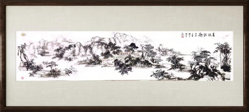 笔墨迎春丹青贺岁》——当代著名书画家洪登发向全球华人拜年_中华网