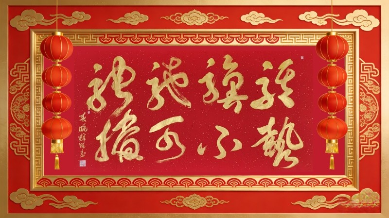 《笔墨迎春 丹青贺岁》——当代著名书画家杨辉旺向全球华人拜年