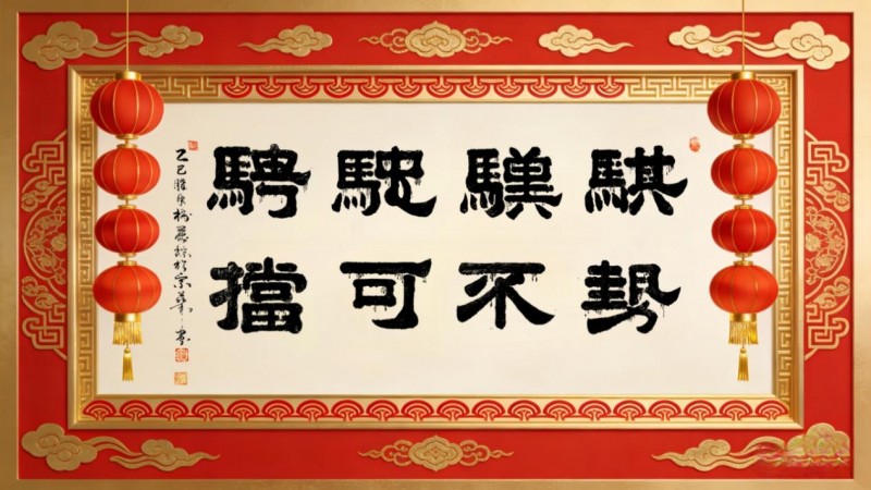 《笔墨迎春 丹青贺岁》——当代著名书法家梅丽琼向全球华人拜年