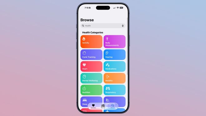 苹果升级iOS 27版健康App：卡片布局、评估食物营养等