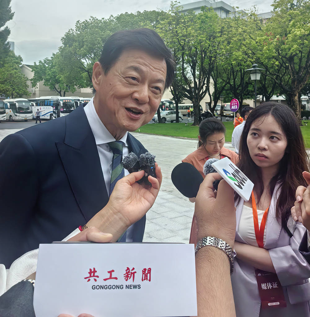 周锡玮接受共工新闻总社采访：中山精神在两岸持续弘扬