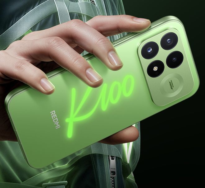 小米REDMI K100 Pro系列手机“流萤追光”配色预热