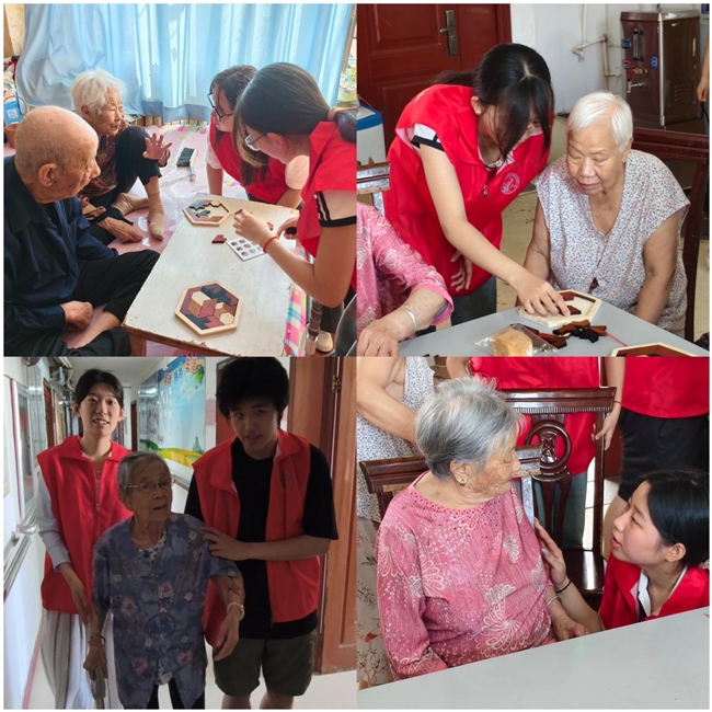 青春暖桑榆,温情伴夕阳|山中医学子赴福爱养老院开展敬老志愿服务