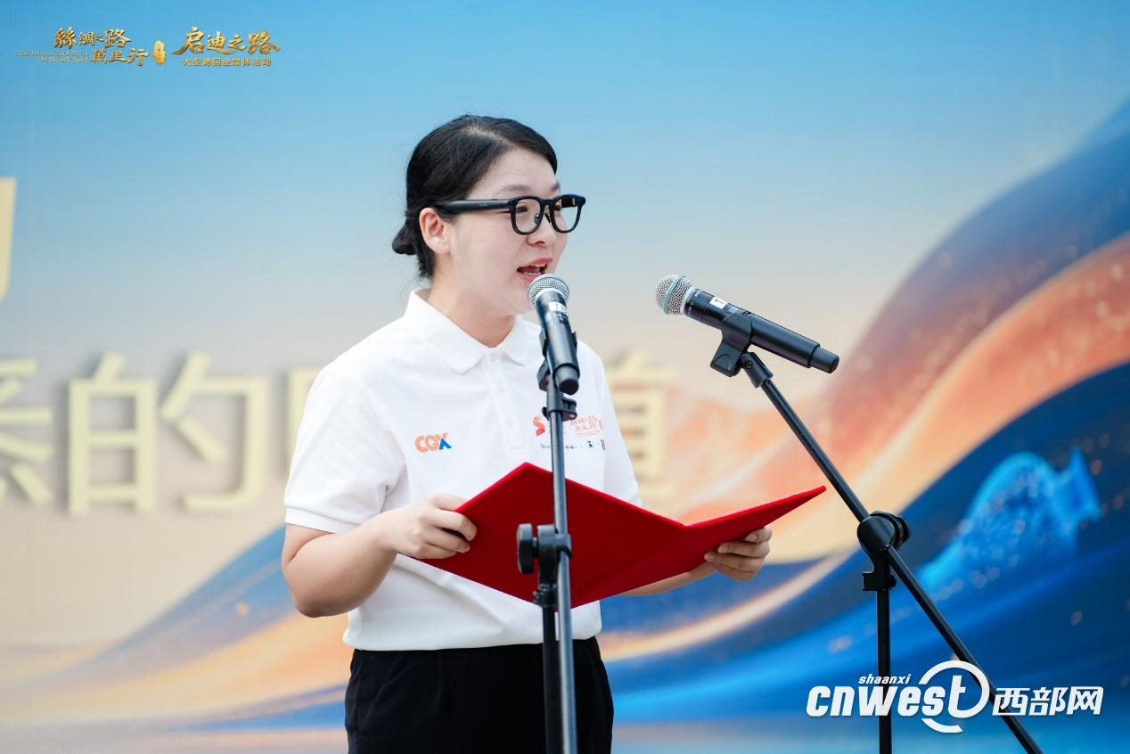 全媒体采访团内容总统筹 江雯现场分享丝路寻访感悟