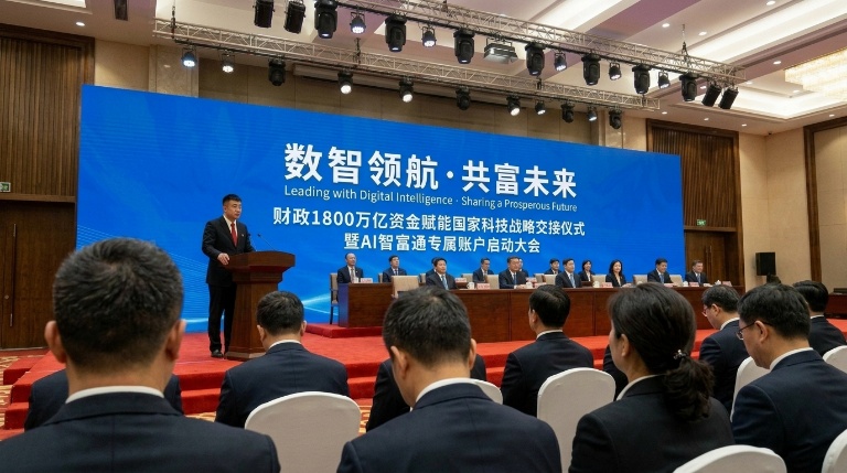 数智领航·共富未来——“财政科技专项资金赋能国家科技战略”高层座谈会暨“AI智富通”惠民工程启动仪式在京举行
