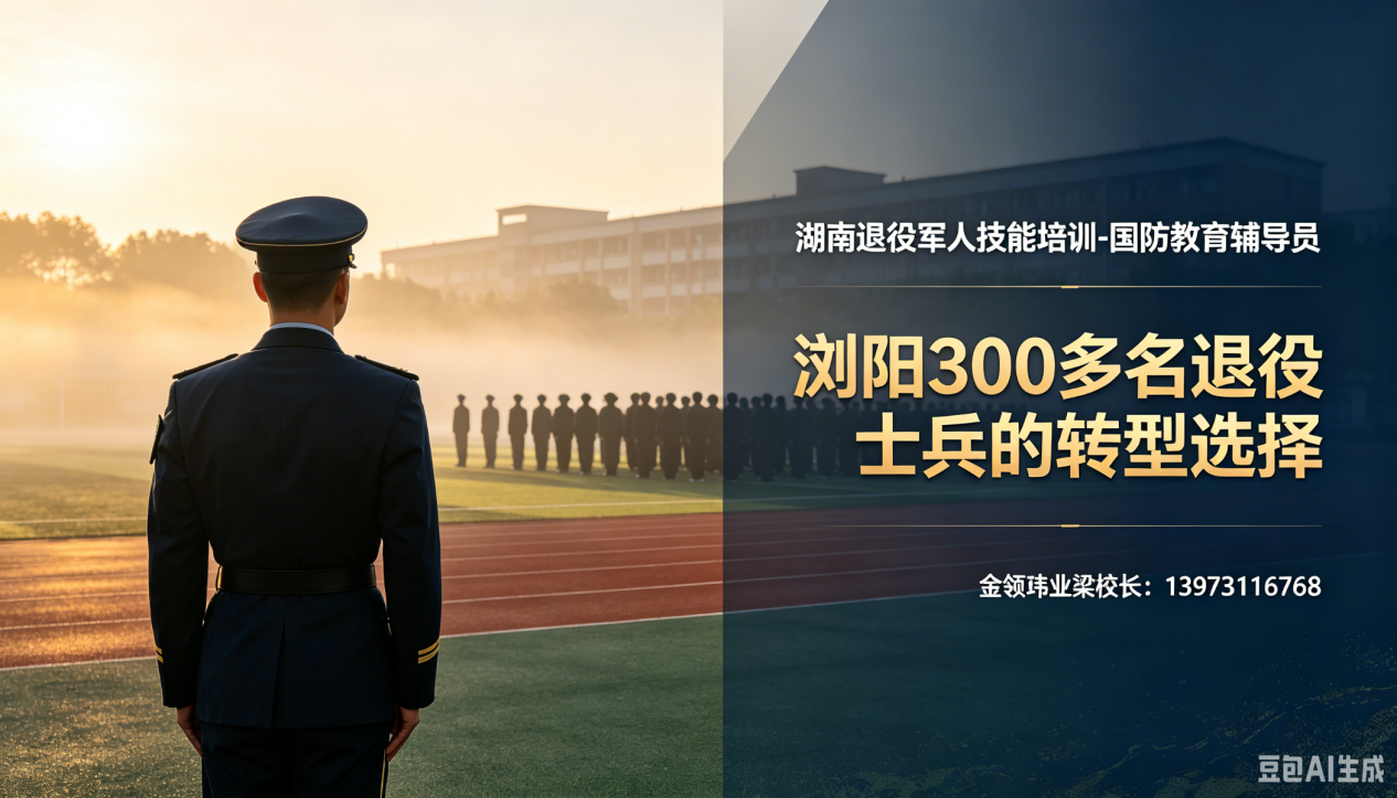湖南退役士兵技能培训怎么选？国防教育辅导员成新出路