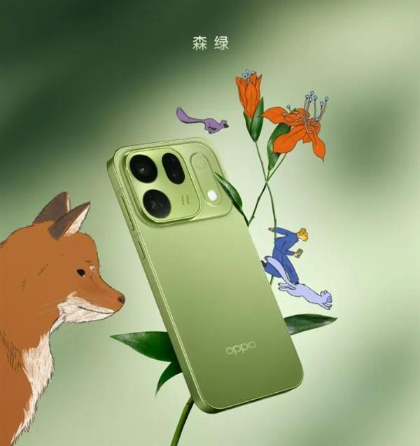 OPPO Find X10全新配色森绿上线：艺术家Karlotta Freier操刀 5499元起