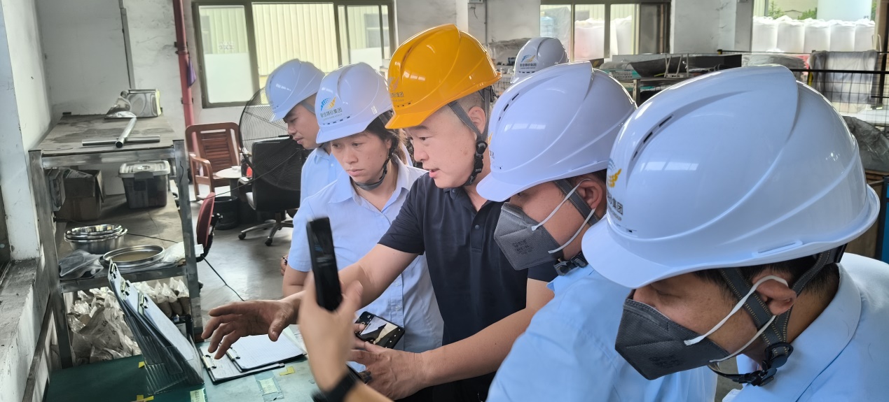 富华集团莅临联信铸砂集团广东生产基地开展年度审核验厂